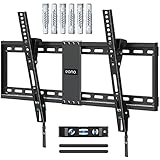 Amazon Brand - Eono TV Wandhalterung Neigbar, Fernseher Wandhalterung für viele 37-70 Zoll LED, LCD, OLED TVs mit VESA 200x100-600x400mm bis zu 60kg, Neigbare TV Halterung inkl. Fischer Düb