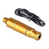 DAGONGREN Tattoo Machine Kit Rotary Tattoo Pen Kit mit Patronennadeln Maschinensatz for Tätowierer Anfänger (Color : Gold Tattoo Kit)