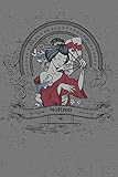 Notizen: Geisha Notizbuch A5 Punktiert dotgrid Softcover mit 100 nummerierten Seiten plus Inhaltsverzeichnis als Skizzenbuch, Zeichenbuch oder Malbuch | Journal mit japanischem Motiv |
