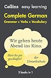 Easy Learning German Complete Grammar, Verbs and Vocabulary (3 books in 1): Trusted support for learning (Collins Easy Learning) (English Edition)