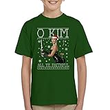 O Kim All Ye Faithful Kardashian Christmas Knit Kid's T-S