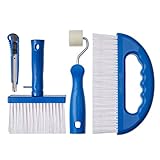 DEXTER - Tapetenkleber-Set - Cuttermesser + Nahtroller+ Kleisterbürste + Glättbü