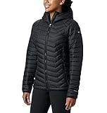 Columbia Powder Lite, Veste à Capuche Femme, Noir (Black), S