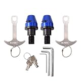 Für Yamaha T-MAX 500 2008-2011, T MAX 530 2015-2016, XSR700 XSR900 2014-2020 Motorradlenkerenden Helmschloss TMAX500 TMAX530 TMAX 500 53. 0 XSR 7 00 900 (blau)