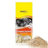 GIMPET Vitamin-Flocken - Futtertopping mit Taurin und Vitaminen beugt Mangelerscheinungen bei Katzen vor - 1 Packung (1 x 200 g)