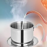 Lantuqib Kaffeefilter-Tropfer-Herstellungswerkzeug 300ml Edelstahl-Kaffeekanne Kaffeefilterkanne, Kaffeekanne, für Café für den Heimgeb