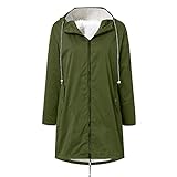 Pianshanzi Winter Jacke Damen Wintermantel Warm Gefüttert Windbreaker Winddicht Winterjacke mit Kapuze Länge Softshelljacke Große Größen Kapuzenjacke Casual Übergangsjacke Elegant Mäntel H