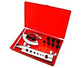 9PCS Bördelwerkzeug Bördelgerät Bremsleitung BREMSKLAMMER bördeln Auto Fix Tool Pack Werkzeug