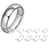 BODYA 8 Größen Silikon unsichtbarer Ringgrößeneinsteller für lose Ringe Größenanpassungsring für alle Ringe, k