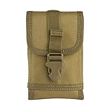 Ran's L Tactical Smartphone, Molle Phone Tasche, Security Pack Carry Accessory Nylon CJ/SJB01 (Braun) MEHRWEG