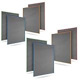 CARBOTEC® 8X Premium Carbon Microfaser Glastücher - 50x40cm - fusselfreie Mikrofasertücher für streifenfreie Scheiben & Fenster - Poliertuch aus Carbonfaser - Auto Microfiber Putztuch/W