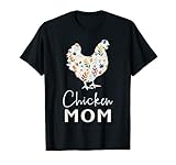 Chicken Mom Henne Bauern Mamma Bäuerin niedliches Huhn T-S