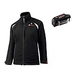 Bosch Professional Beheizbare Jacke GHJ 12+18V Unisex (inkl. Ladeadapter, ohne Akku, 12/18 Volt, Schwarz, im Karton) - Größe S
