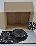 Musterbox für Plattenlager Basic Terrassenlager Stelzlager Stellfuß für Terrassen-Platten Keramik Stein Beton F