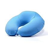 SHJKL Nackenkissen - Memory Foam Reisekissen, Flugzeug Nackenstütze, Kopfstütze, Bequem Atmungsaktiv Nackenhörnchen, Für Auto, Zug, Zuhause, Büro Und Gaming,Sky B
