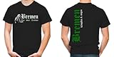 Bremen Ehre & Stolz T-Shirt | SVW SV Werder Hansestadt | Weser | Fussball | Ultras | Hemd | Männer | Herrn | Fan | FB (M)
