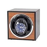 WERTYG USB-Netzteil Schwarz Automatikuhren Wickelkastengehäusemotor Shaker Mini Uhr Wicklerhalter-Anzeige Schmuck Aufbewahrungsorganisator (Color : WH269500)