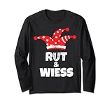 Karneval - Rut un Wiess - vintage look - Rot Weiss Köln Lang