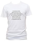 Ich Bin eine Mischung aus… Stromberg Spruch Fun Party T-Shirt, Größe:XL;Farbe:W