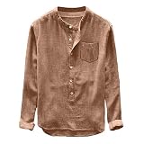 Hemd Schwarz Herren Comfort Fit Langarm Einfarbig Regular Fit Hemden Langarm Shirt Shirt Herren mit Knopfle Sportshirt Herrenhemd Langärmlig Sommerhemd Lässiges Leicht Tee Tops für M