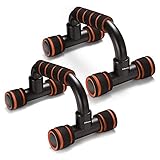 Adkwse Liegestütze,Liegestützgriffe,2er-Set Liegestütz Griff mit rutschfeste,Professional Push Up Bars für Muskeltraining und Krafttraining(Orange)