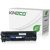 Kineco Toner kompatibel mit HP CE285A CE285X für HP Laserjet Pro P1102w ePrint, Laserjet Pro P1100, Laserjet Pro M1132 All-in-One - 85A - Schwarz 2.100 S