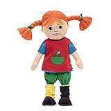 Micki & Friends 44380200 - sprechende Pippi Langstrumpf Puppe 40 cm - Jubiläumspuppe - Pippi 75 Jahre - Mehrsprachig - Deutsch - Englisch - weitere Sprachen - inkl. B