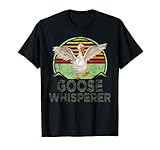 Gänseflüsterer Bauernhoftier – Retro Vintage Distressed T-S