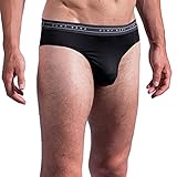 Olaf Benz Herren Sportbrief Unterwäsche, Black, M