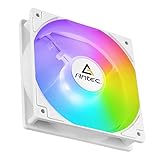 Antec P12 ARGB 120 mm Lüfter Rahmen weißer , adressierbare RGB-Lüfter, anpassbare LEDs, Luftausgleichskurven-Blade-Design, PWM-Steuerung für Computergehäuse und Flüssigkeitskü