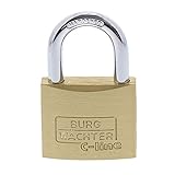 BURG-WÄCHTER Vorhängeschloss, 2er-Set, 6 mm Bügelstärke, 4 Schlüssel, Duo 222 40 SB