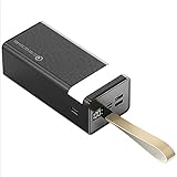 PIANAI Große Kapazitäts-Power Bank 50000 MAH Fast Lade Mobile-Mobile Bank/Kompatibel mit 99% der elektronischen Geräten auf dem Markt,Schw