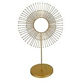 Sehr dekorativer Dekoständer Sonne Schmuckhalter Goldfarben aus Metall auch als Schmuckständer ca. 25x13x39