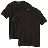 Levi's Herren T-Shirt 2 er Pack Crew Neck , Schwarz (Black/Black), S