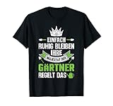 Herren T-Shirt Gärtner Beruf Gärtnerei Garten Spruch Gartenb