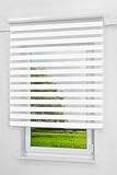 LYSEL Outlet Doppelrollo Kassette Weiß, (B x H) 80cm x 175cm in weiß