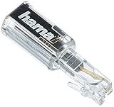 Hama Anti-Twist-Adapter zum Entwirren von Telefonkabeln (Untangler, 360° drehbar) transparent/schw