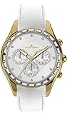 Jacques Lemans Damen-Armbanduhr La Passion Capri Chronograph Quarz Leder 1-1646G