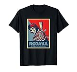 Kurdische Rojava Design Kurdistan Kämpfer Hope T-S