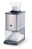 Trebs Edelstahl Eiscrusher ideal für Softdrinks, Cocktails oder kalte Nachtischzubereitung (1 kg zerkleinertes Eis pro Minute, Kapazität 3 Liter, 80 Watt)