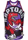 M&N Big Face Jersey Toronto Raptors NBA Trikot lila Purple Größe L bis XXL