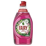 Fairy Spülmittel (5 x 450 ml) Pinke Jasminblüte, mit effektiver Formel für sauberes Geschirr und Fettlösek