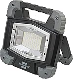 Brennenstuhl Bluetooth LED Baustrahler TORAN 5050 MB (50W, 5700lm, 5000K, IP54, LED Arbeitsstrahler mit Lichtsteuerung per App und 5m RN-Kabel)