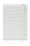 GARDINIA Alu-Jalousie, Sicht-, Licht- und Blendschutz, Wand- und Deckenmontage, Alle Montage-Teile inklusive, Aluminium-Jalousie, Weiß, 100 x 175 cm (BxH)