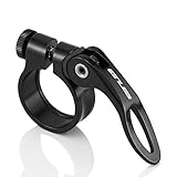 GUB CX-49 Fahrrad Sattelklemme - 34,9mm mit Schnellspanner, Aluminium Legierung Schw