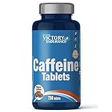 Weider Caffeine Tablets - Natürliches Koffein aus Grünem Kaffee-Extrakt - Leistung und Ausdauer - Vitamin B6 gegen Müdigkeit - Allergenfrei - 250 Tab