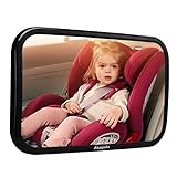 Akapola Rücksitzspiegel für Babys, Spiegel Auto Baby, Auto Rückspiegel für Kindersitz und Babyschale, 360° schwenkbar, Geeignet für allerlei Kopfstü