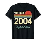 18 Jahre Alt Jahrgang 2004 Teen Retro Alles Gute zum 18. Geburtstag T-S