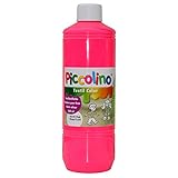 Piccolino Textilmalfarbe Neon-Pink 500ml - Textilfarbe Stoff-Malfarb