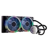 GOLDEN FIELD ICY Chill Series CPU Kühler 240mm AIO Wasserkühlung RGB Liquid Cooler mit Kühler Wasser Kühlsystem für Desktop-PC Intel AMD Sock